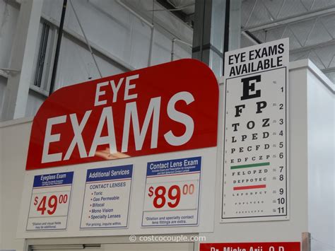 costco optical eye distance chart.